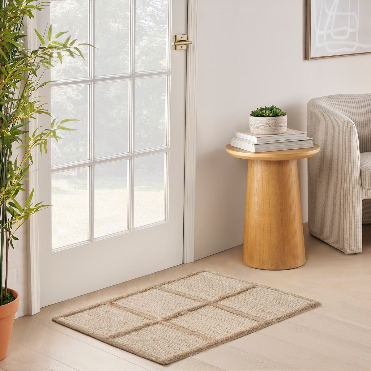 Pure Framework FRA01 Camel Rug - room scene