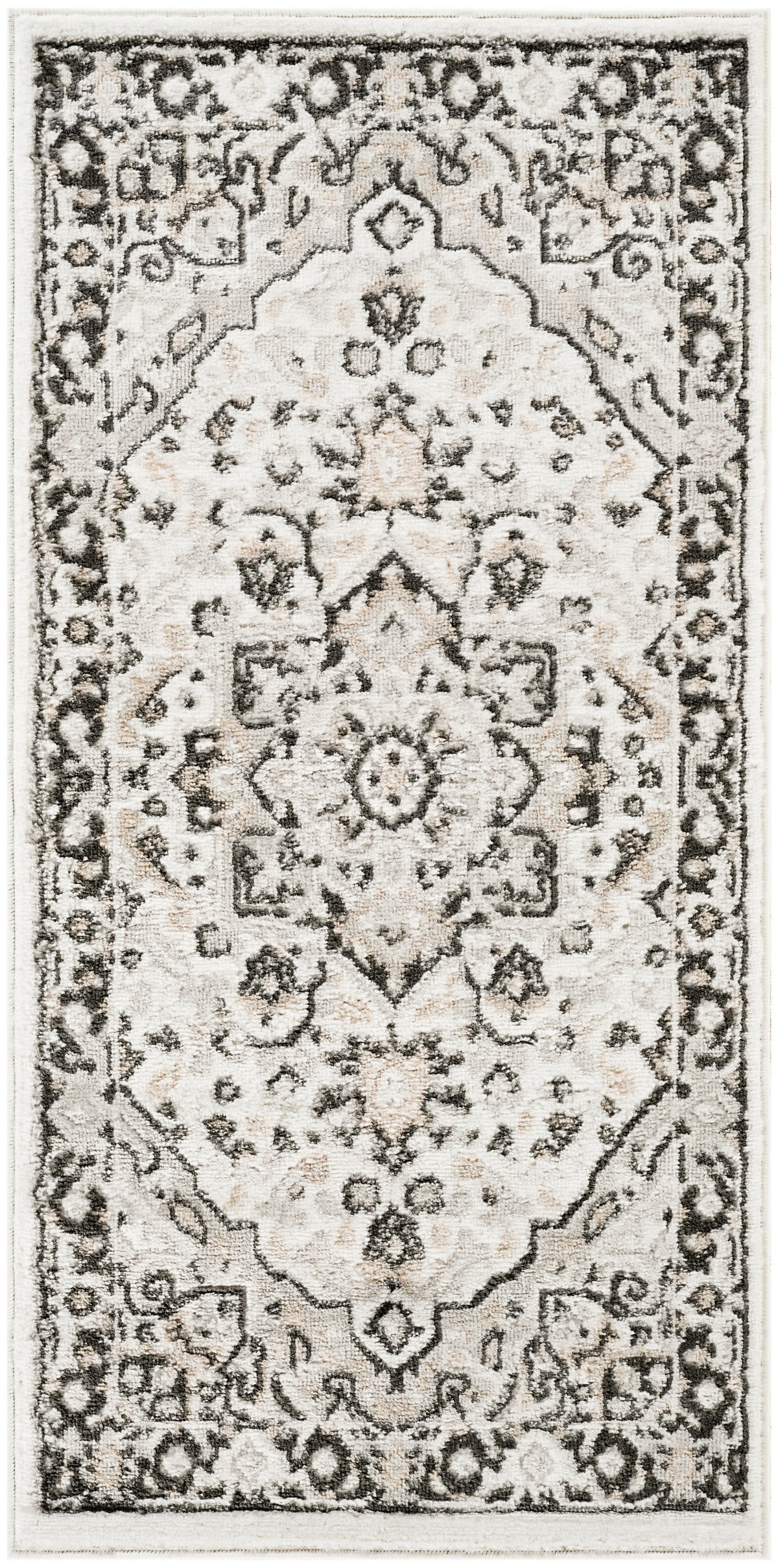 Dekor DEK08 Ivory Charcoal Rug - Rectangle