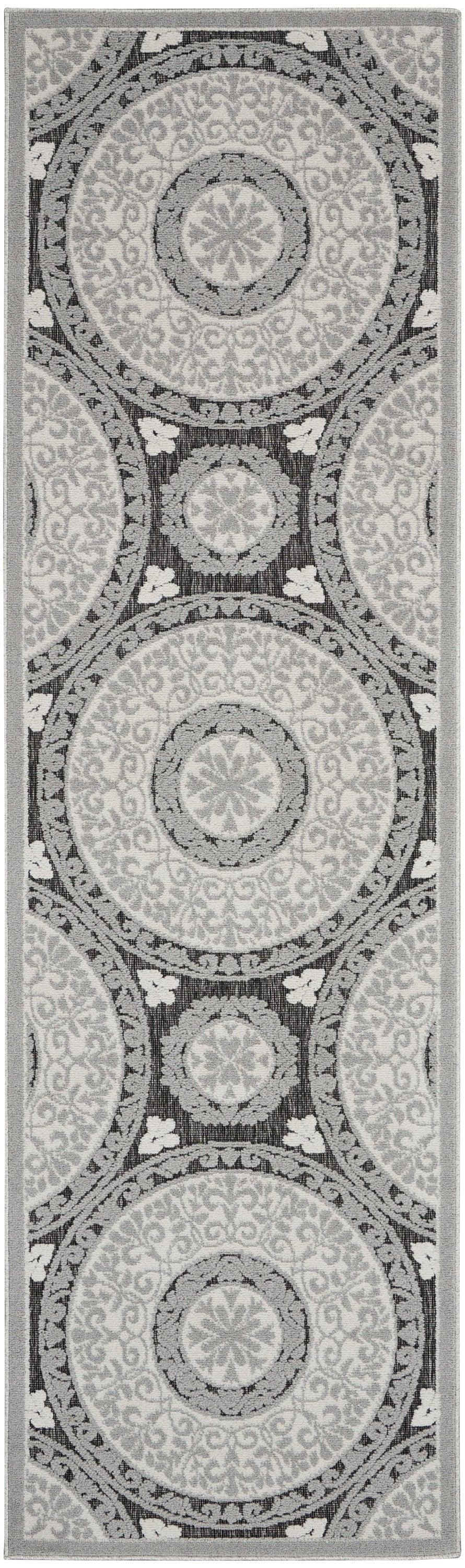 Key Largo KLG03 Grey Rug - Runner