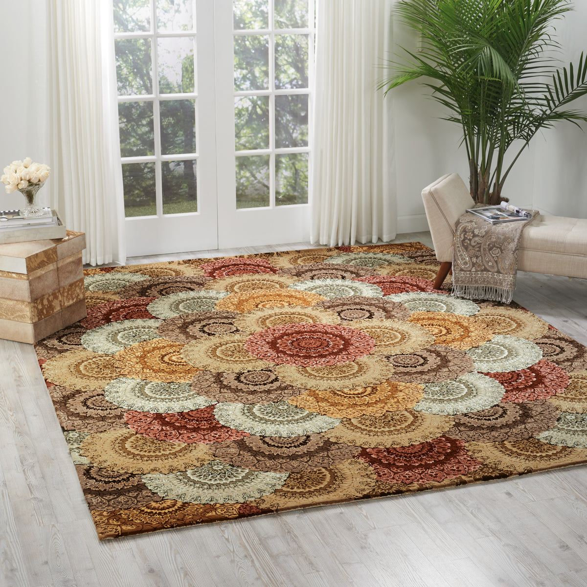 Nourison 2000 2335 Multicolor Rug - room scene