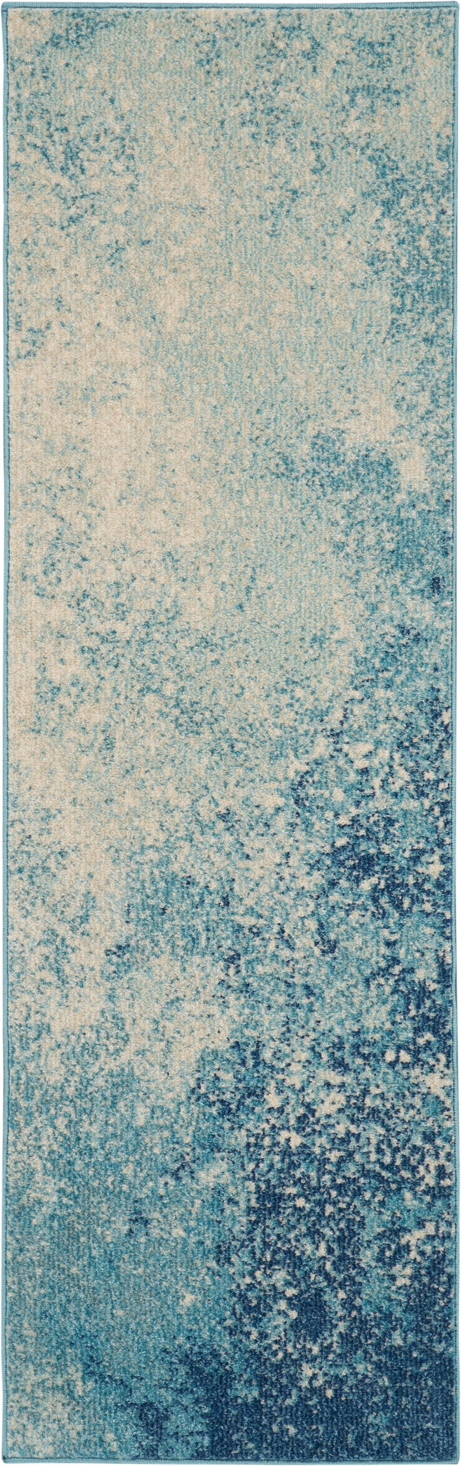 Passion PSN10 Navy Light Blue Rug - Runner