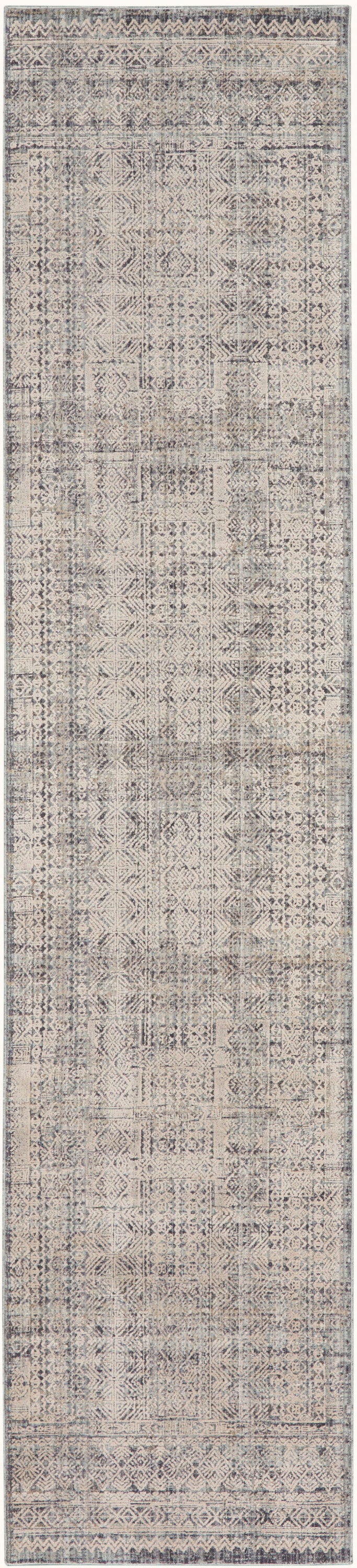 Lynx LNX06 Ivory Blue Rug - Runner
