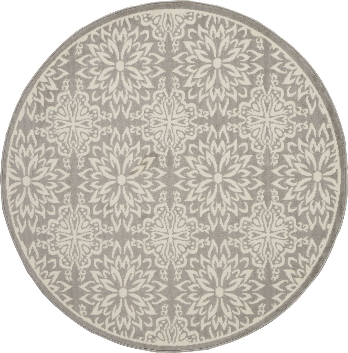 Jubilant JUB06 Ivory Grey Rug - Round