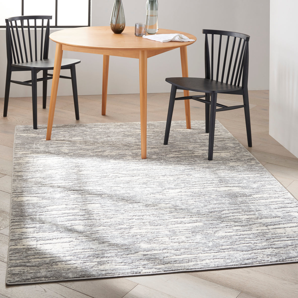 CK005 Enchanting ECH03 Grey Beige Rug - room scene