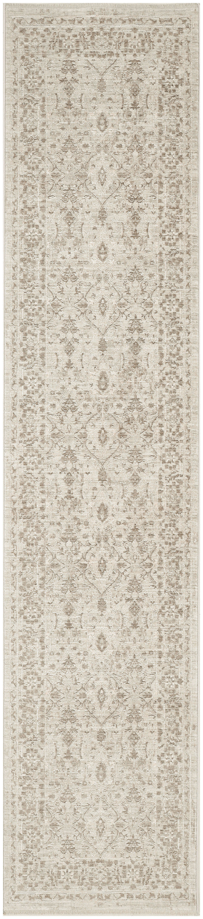 Shadows SHW05 Ivory Grey Rug - Runner