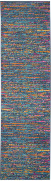 Passion PSN35 Blue Multicolor Rug - Runner