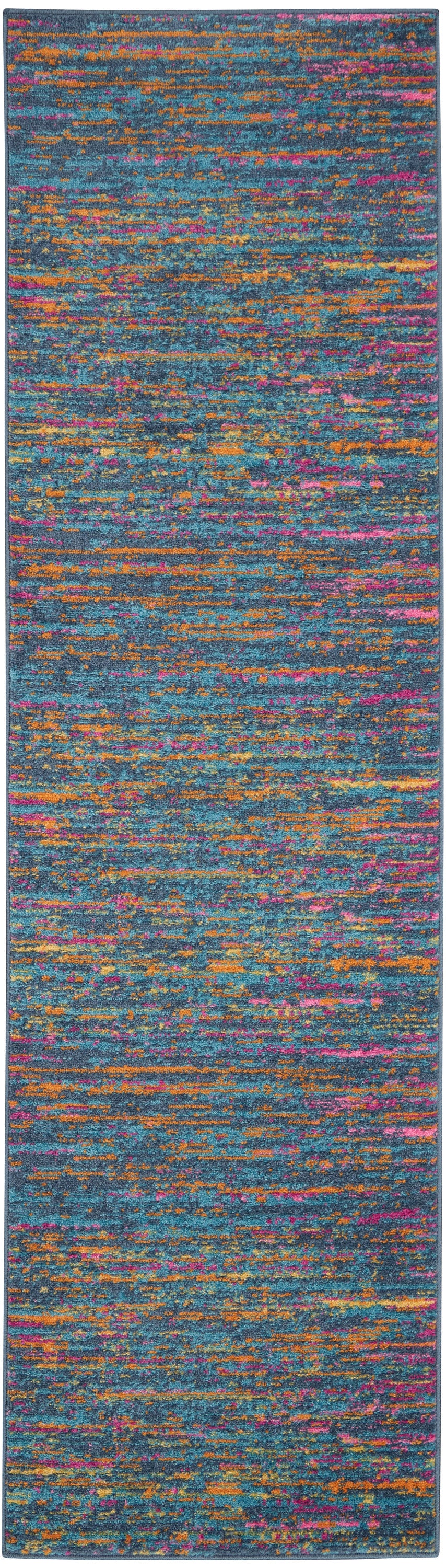Passion PSN35 Blue Multicolor Rug - Runner