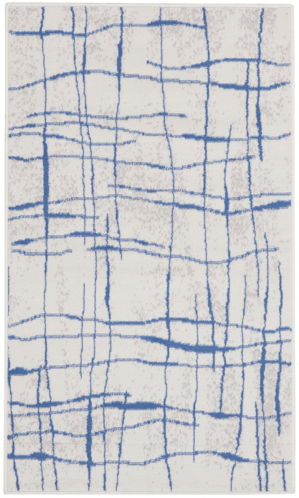 Whimsicle WHS09 Ivory Blue Rug - Rectangle