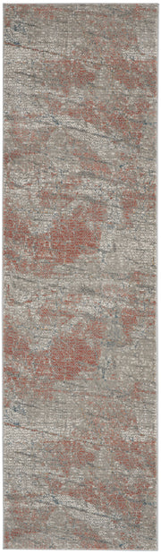 Rustic Textures RUS15 Light Grey Rust Rug - Runner