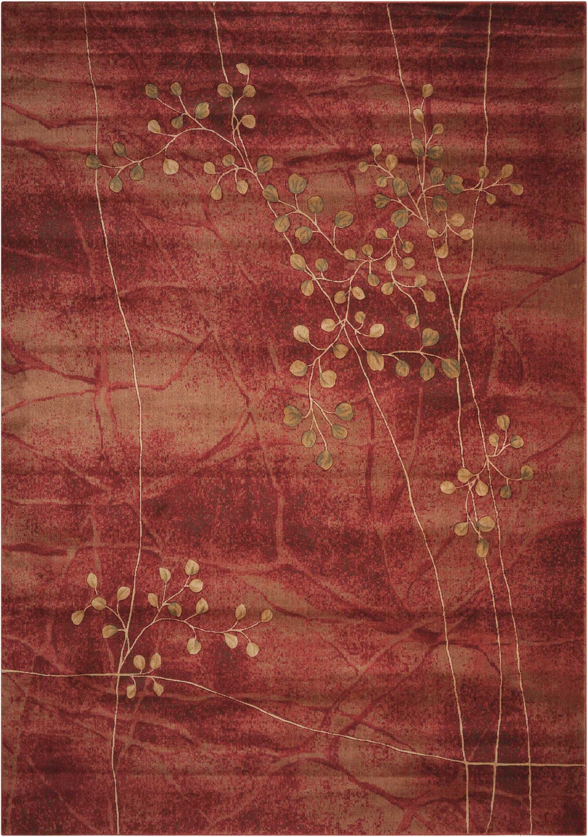 Somerset ST74 Flame Rug - Rectangle
