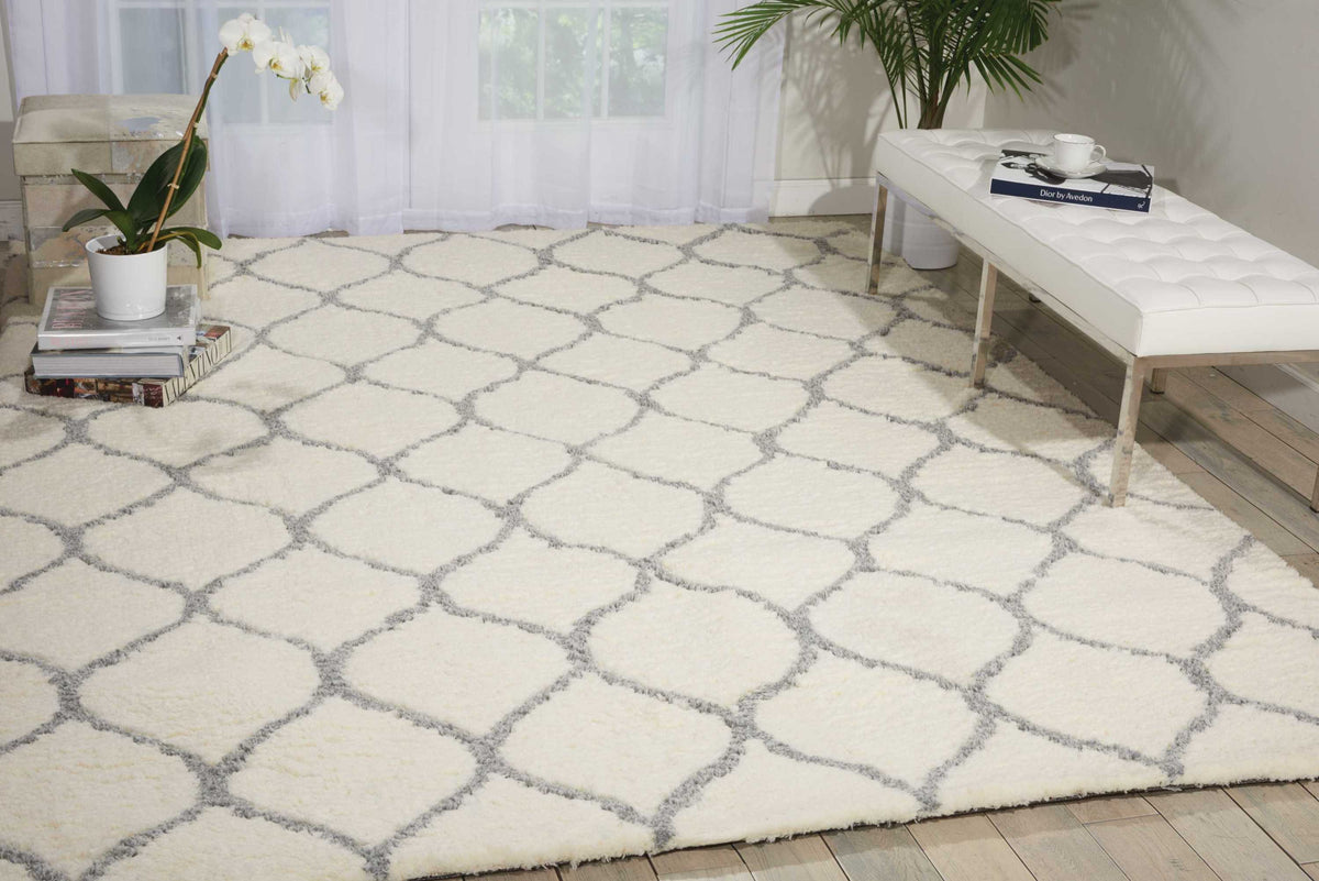 Galway GLW08 Ivory Ash Rug - room scene