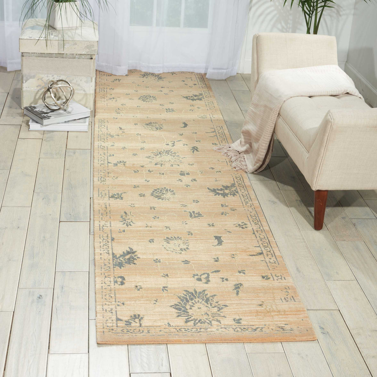 Silk Elements SKE28 Beige Rug - room scene