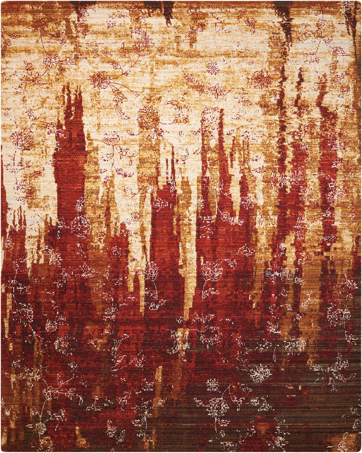 Rhapsody RH006 Gold Garnet Rug - Rectangle