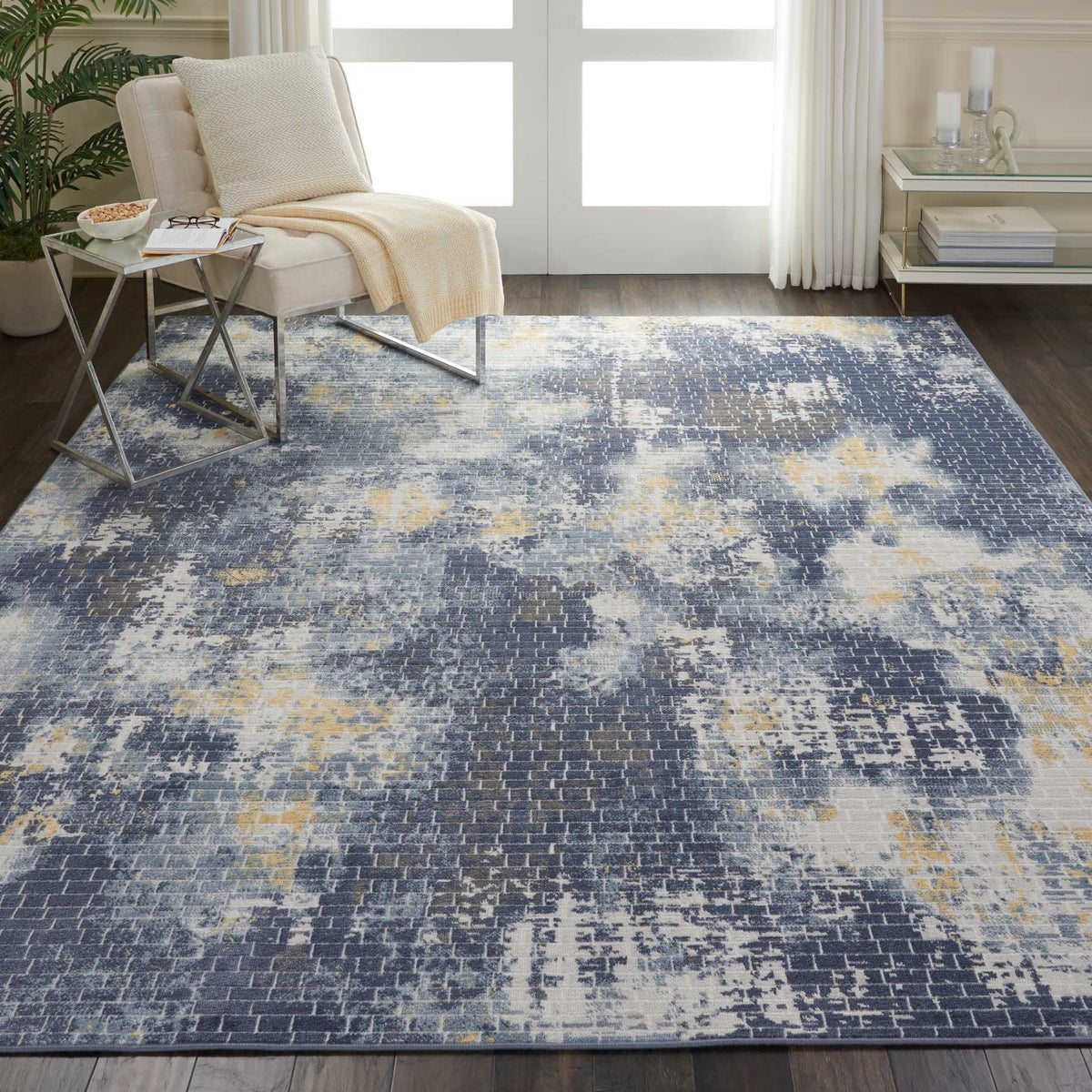 Urban Decor URD05 Ivory Sky Rug - room scene