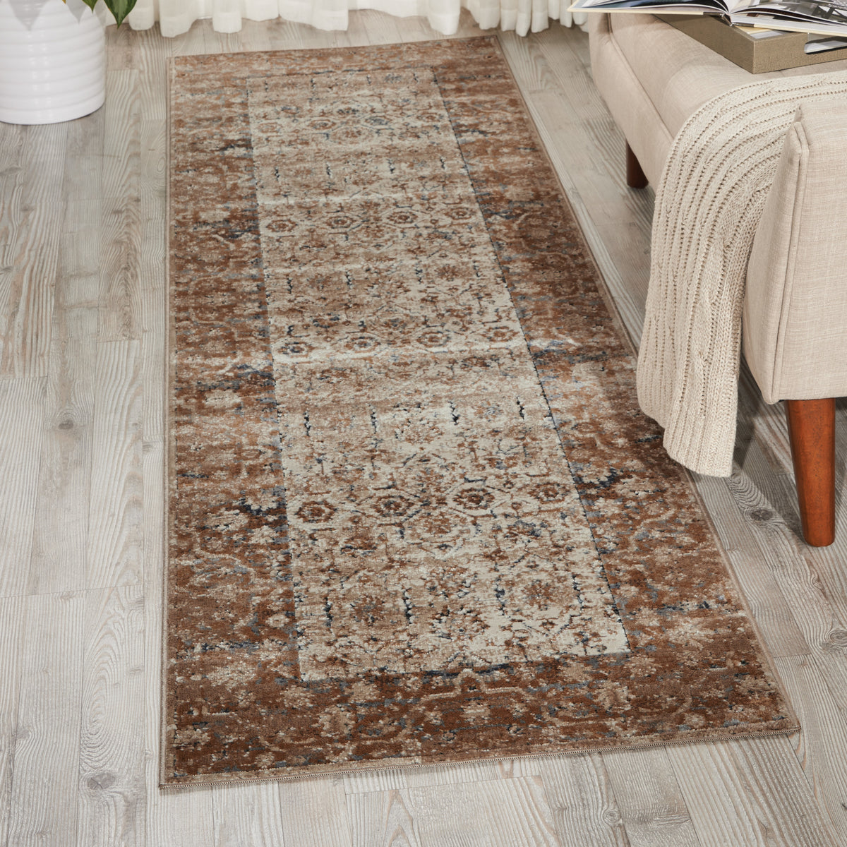 Malta MAI04 Taupe Rug - room scene