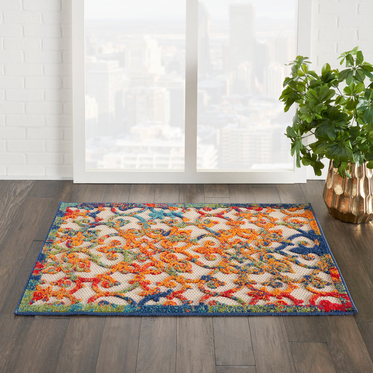 Aloha ALH21 Multicolor Rug - room scene