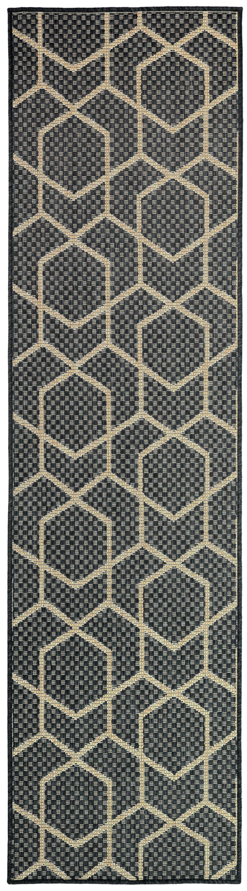 Horizon Indoor/Outdoor HOZ01 Charcoal Rug - Runner