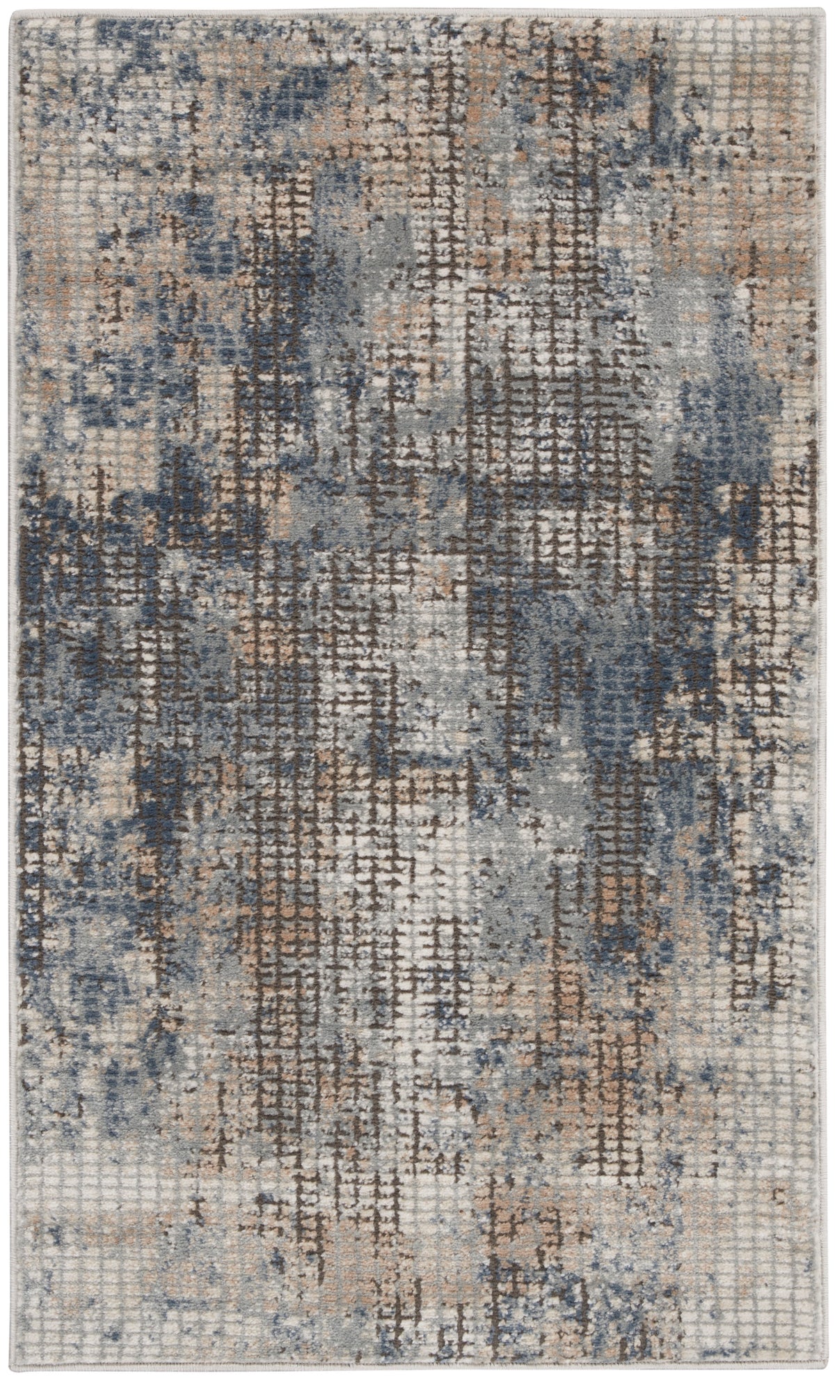 Quarry QUA02 Blue Beige Rug - Rectangle