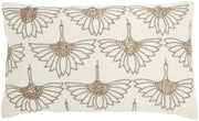Sofia AZ534 Ivory 12" x 20" Throw Pillows