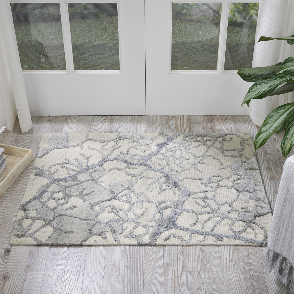 Divine DIV06 Ivory Rug - room scene