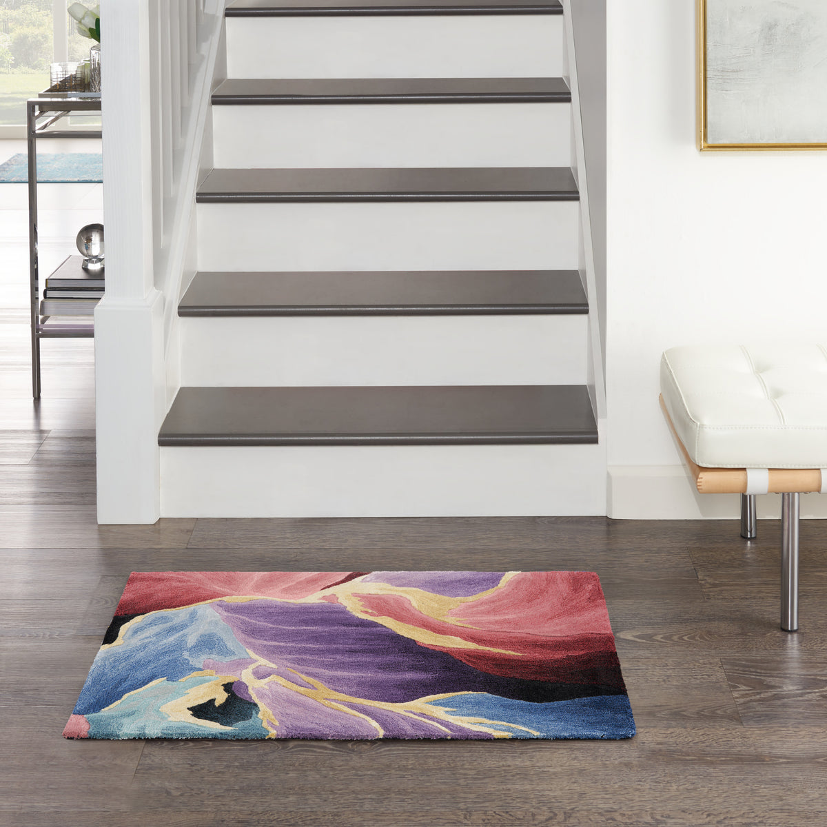 Prismatic PRS34 Black Rug - room scene