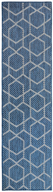 Horizon Indoor/Outdoor HOZ01 Denim Rug - Runner