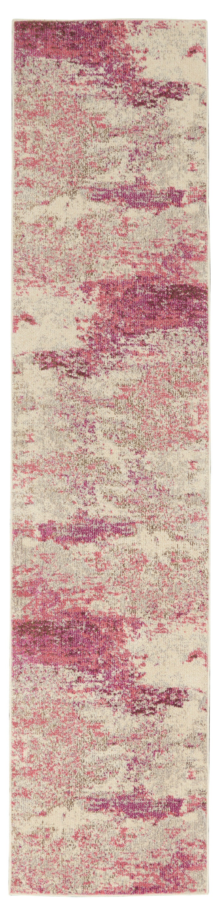 Celestial CES02 Ivory Pink Rug - Runner