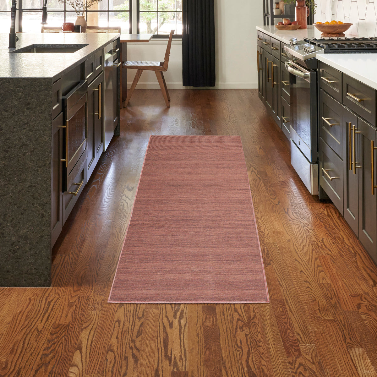 Washable Essentials WAE01 Mocha Rug - room scene