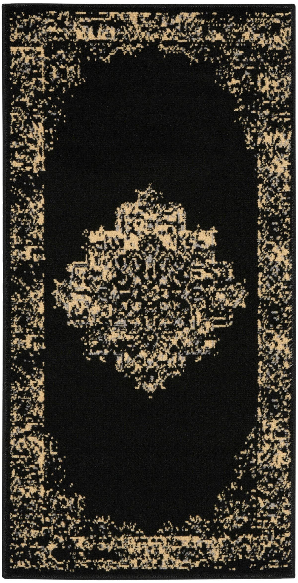 Grafix GRF14 Black Rug - Rectangle
