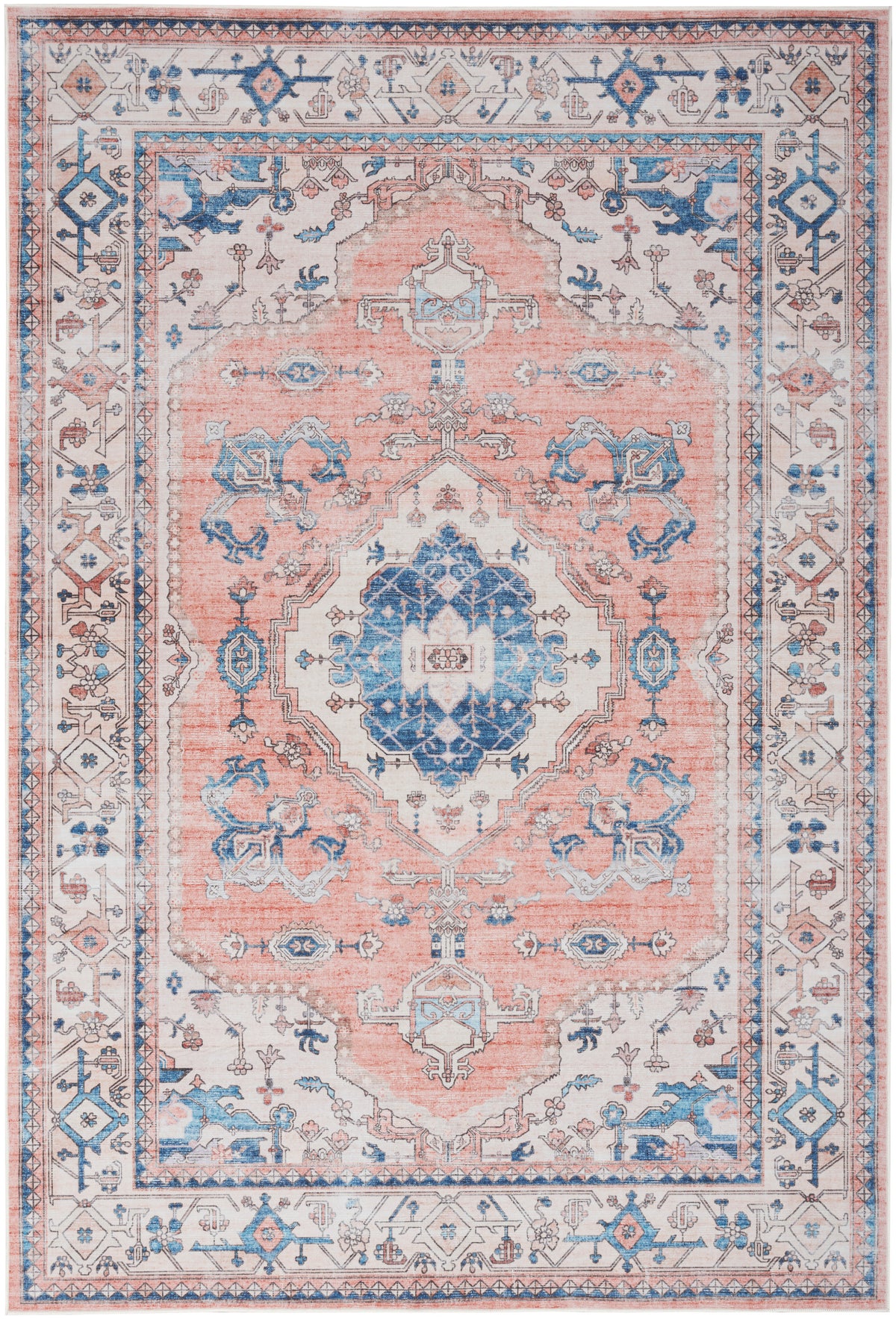 Fulton FUL11 Coral Rug - Rectangle