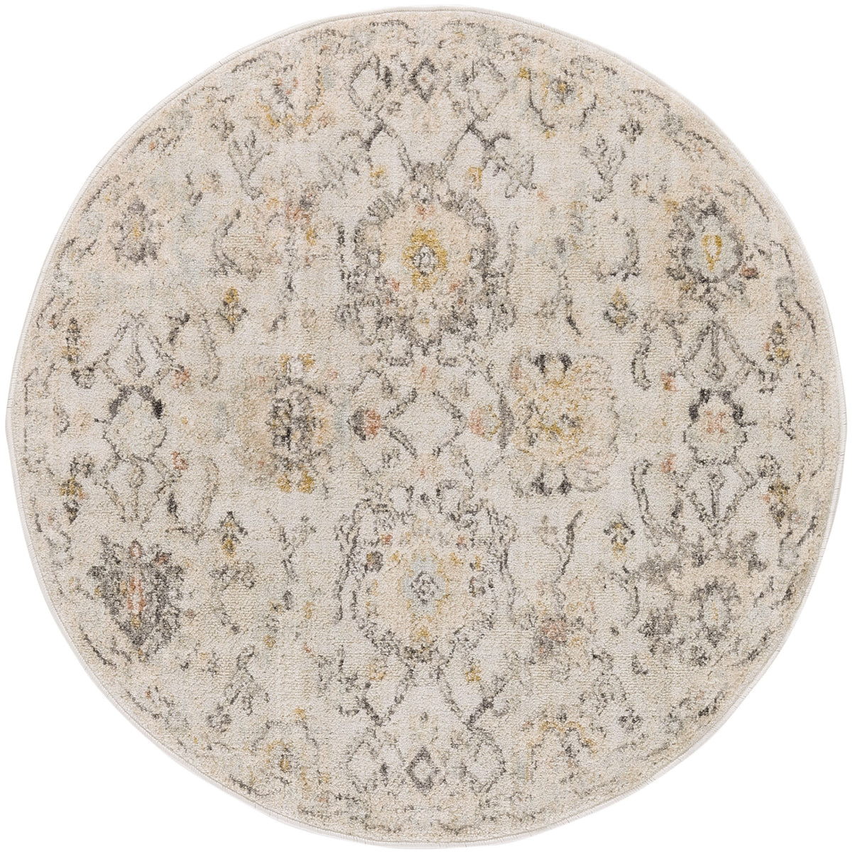 Oushak Home OUS01 Grey Rug - Round
