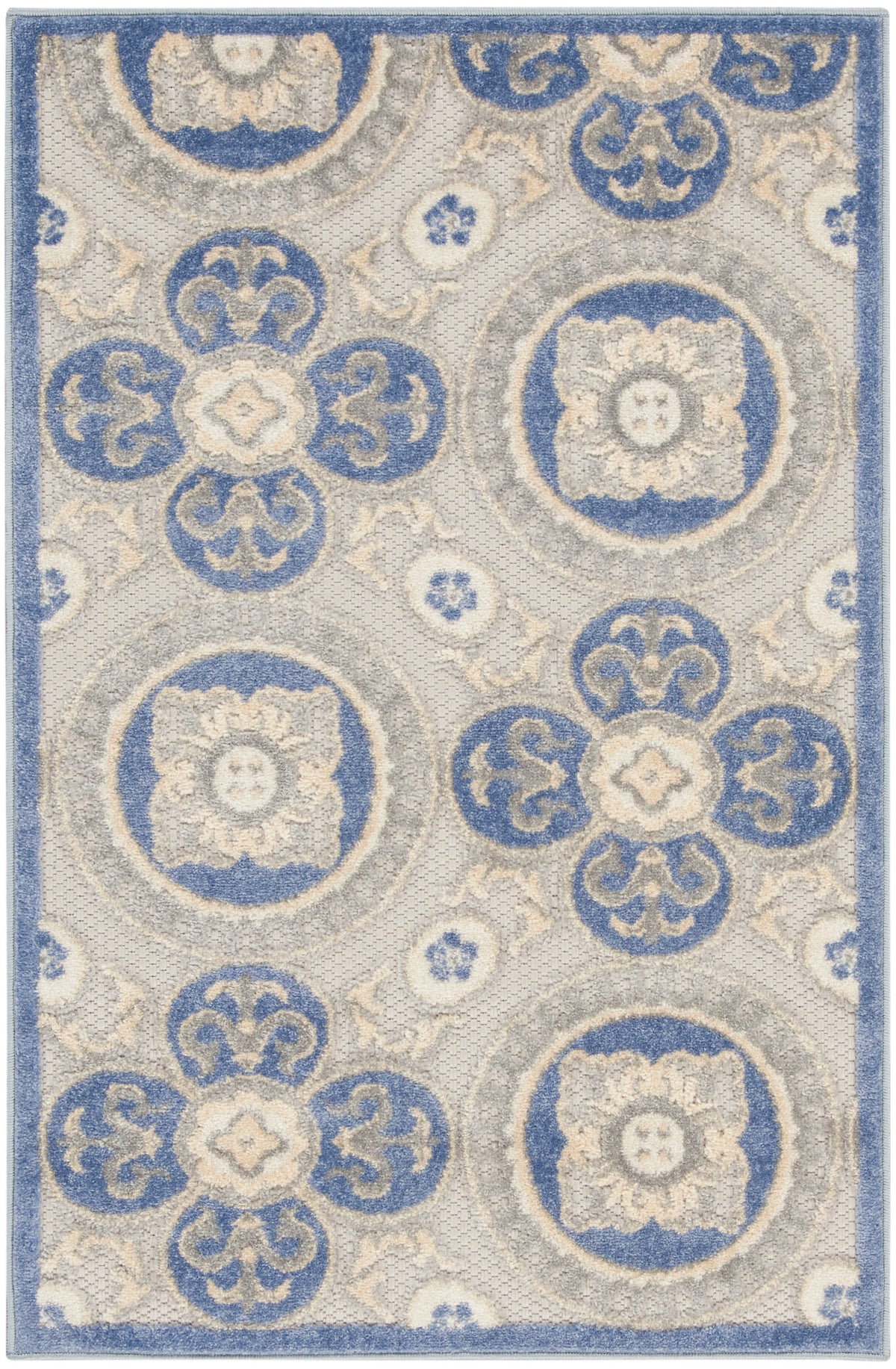 Aloha ALH30 Blue Grey Rug - Rectangle