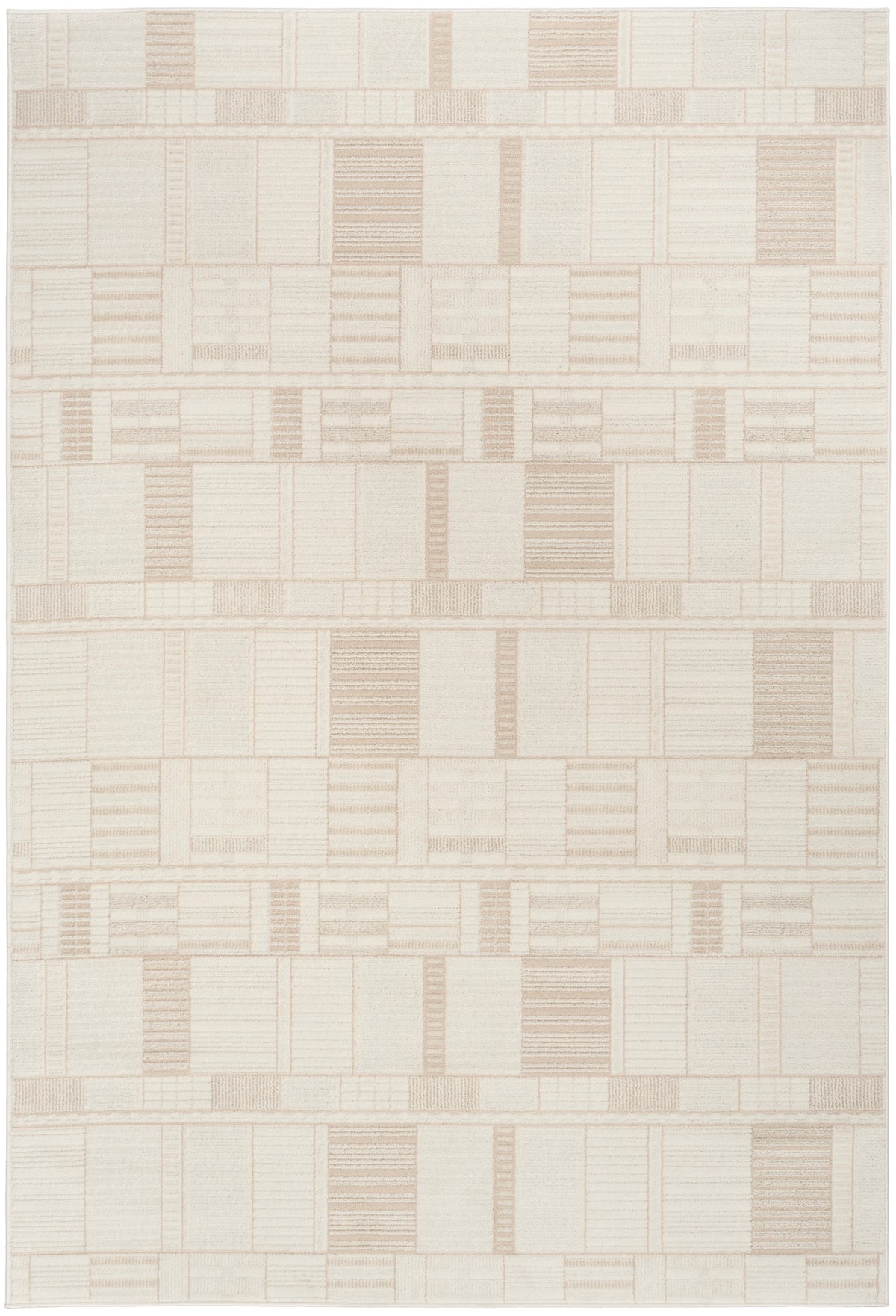 Nordic NRC04 Ivory Beige Rug - Rectangle