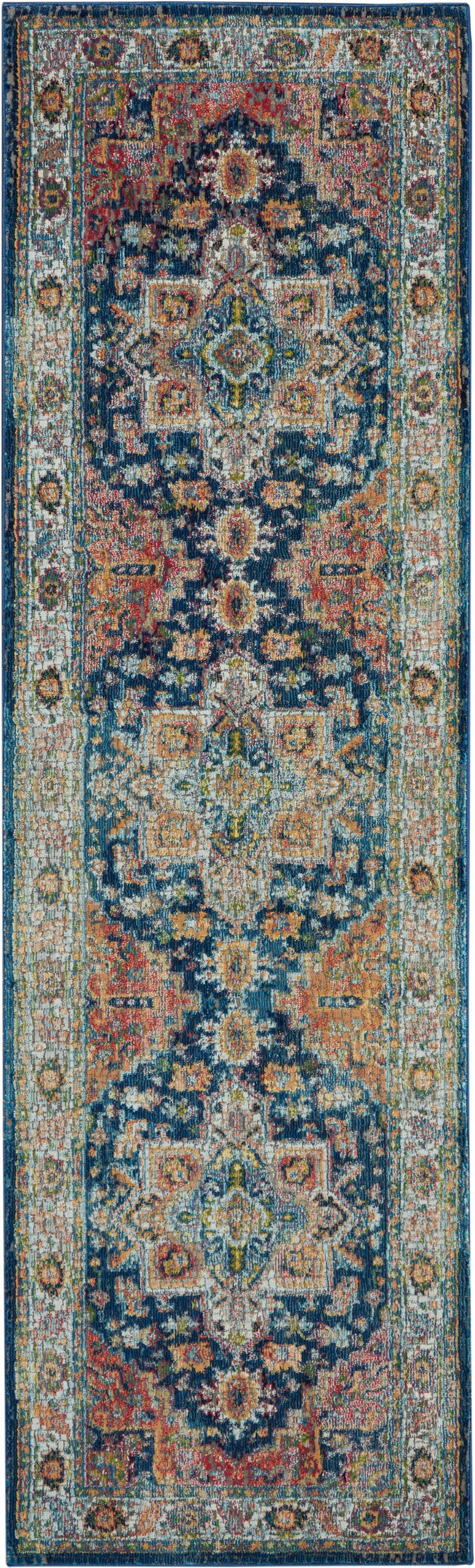 Ankara Global ANR11 Blue Multicolor Rug - Runner