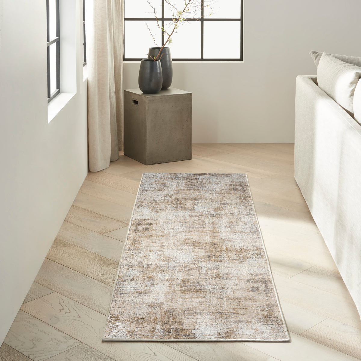 CK078 Summit SUM06 Natural Grey Rug - room scene