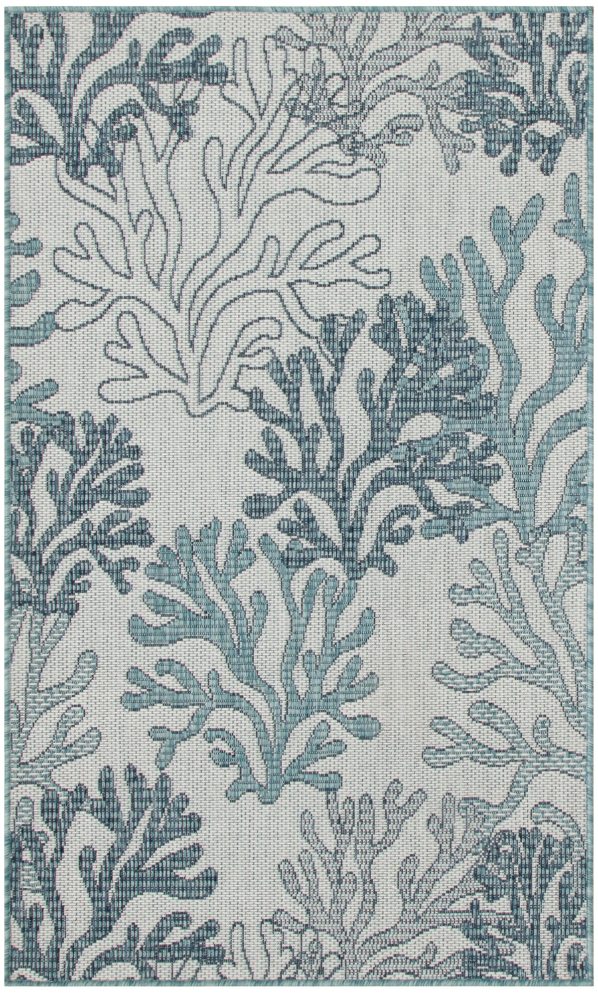 Garden Oasis GOA05 Blue Rug - Rectangle