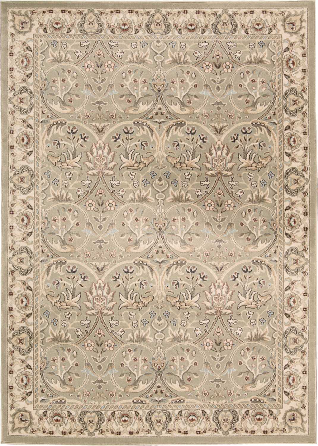 Walden WAL03 Light Green Rug - Rectangle