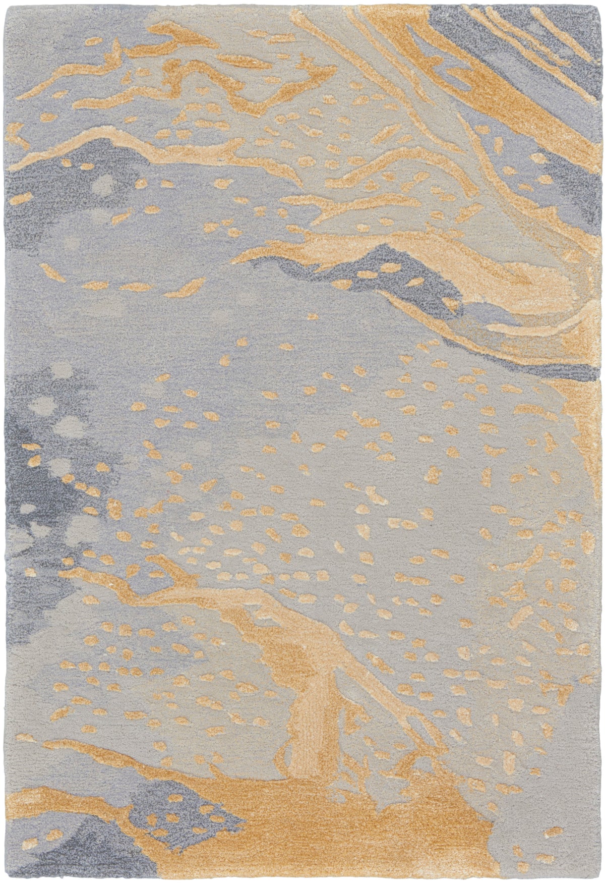 Prismatic PRS28 Grey Gold Rug - Rectangle