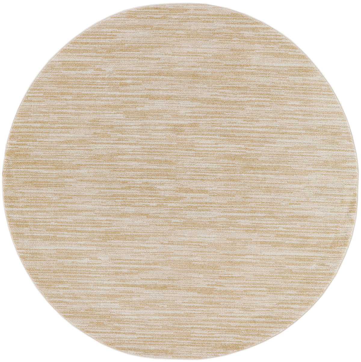 Nourison Essentials NRE01 Ivory Gold Rug - Round