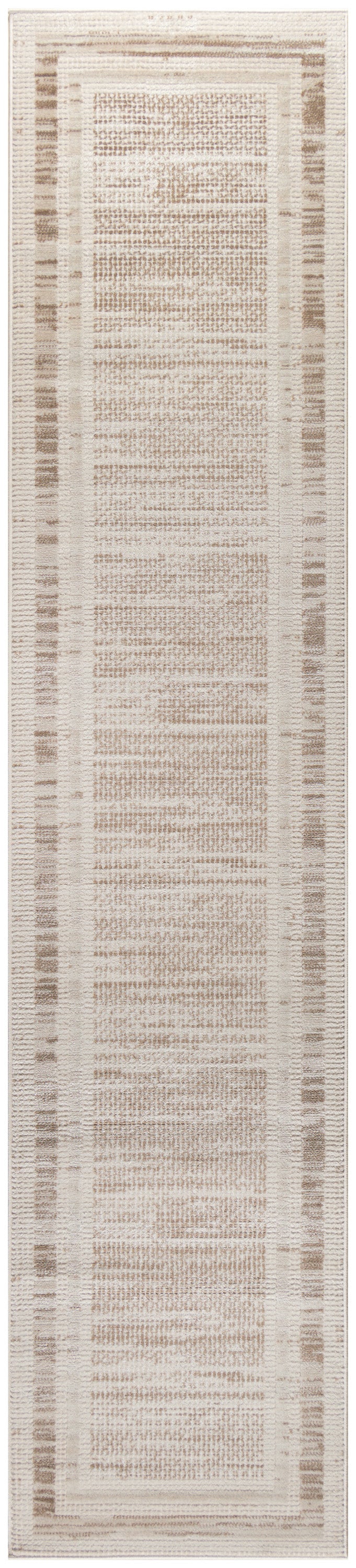 Serenity Home SRH07 Mocha Ivory Rug - Runner