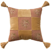 Vintage Pillow VAN9 Pink 18" x 18" Throw Pillows