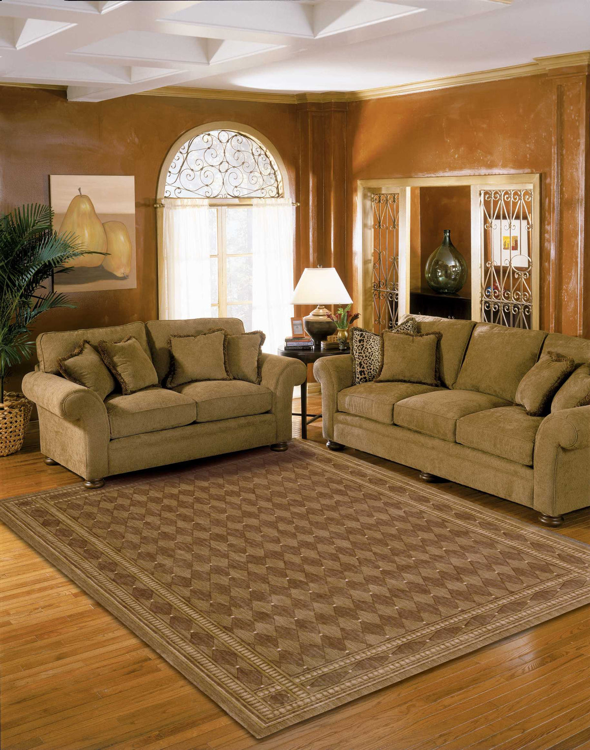 Cosmopolitan CS94 Cocoa Rug - room scene
