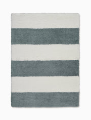 Chicago Shag CK722 White Grey Rug - Rectangle