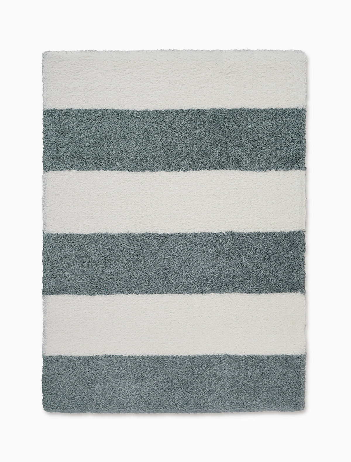 Chicago Shag CK722 White Grey Rug - Rectangle