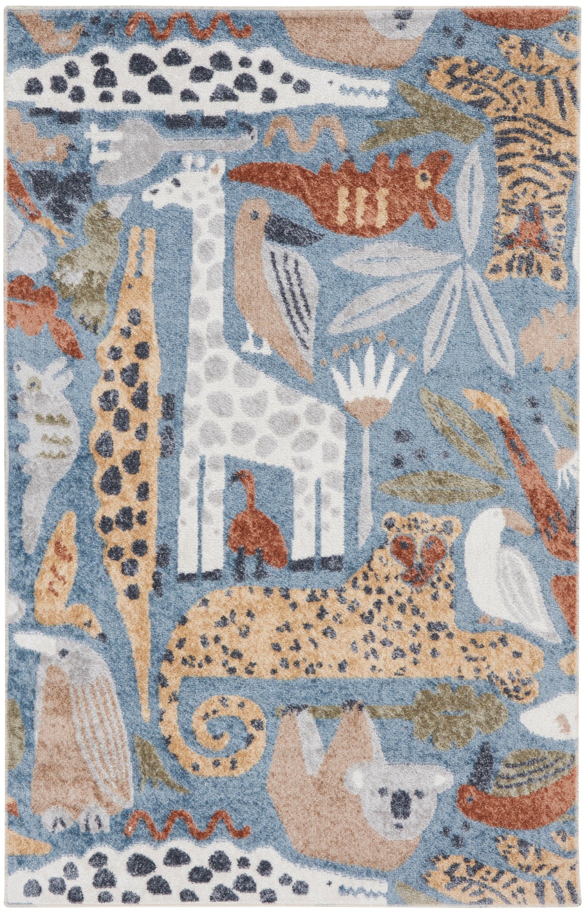 Astra Machine Washable ASW01 Multicolor Rug - Rectangle