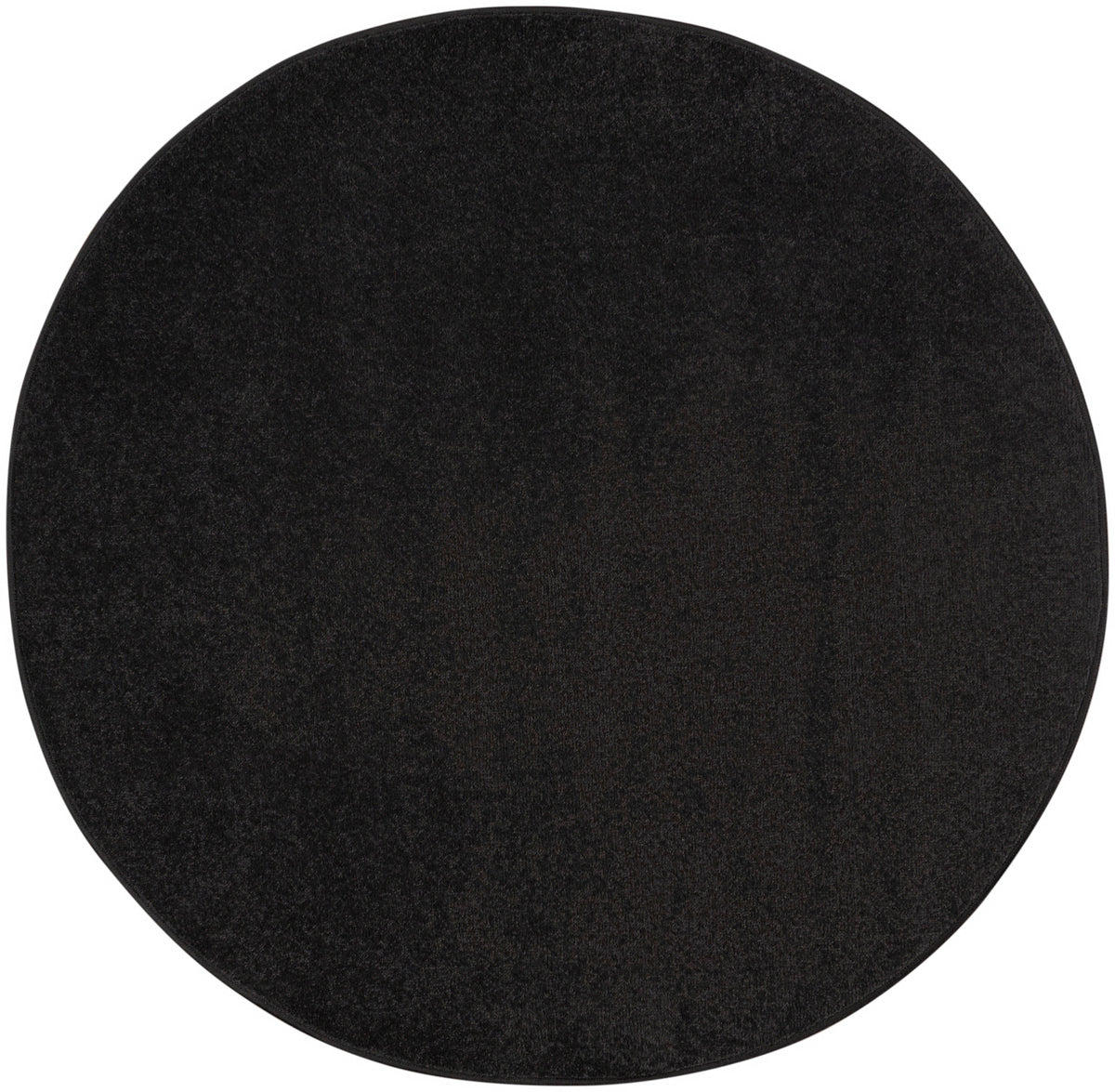 Nourison Essentials NRE01 Black Rug - Round