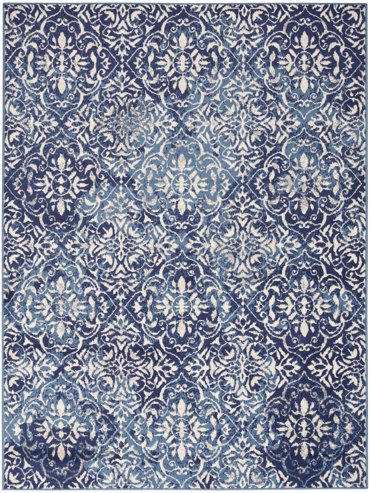 Jubilant JUB21 Navy Ivory Rug - Rectangle