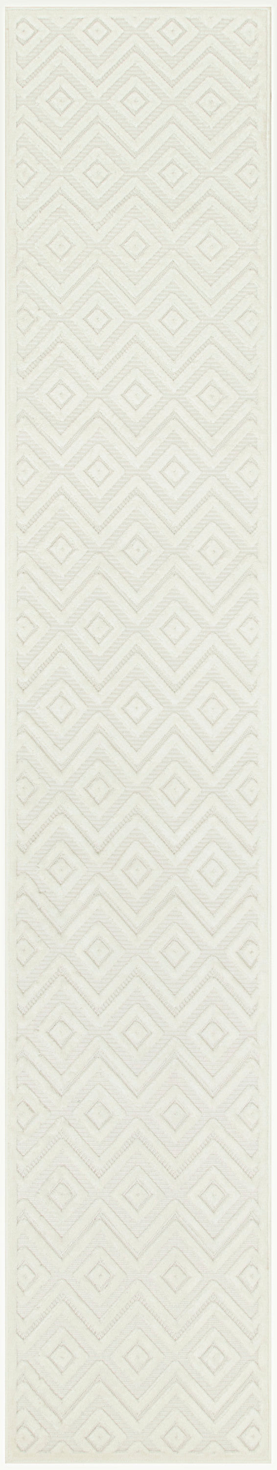 Versatile NRV01 Ivory White Rug - Runner