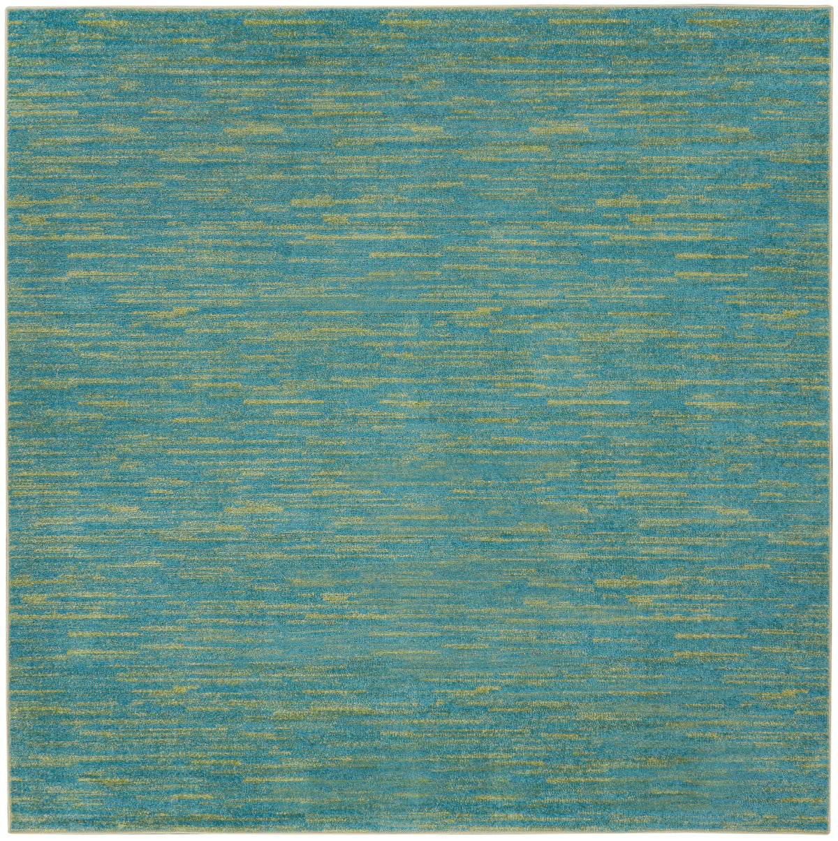 Nourison Essentials NRE01 Blue Green Rug - Square