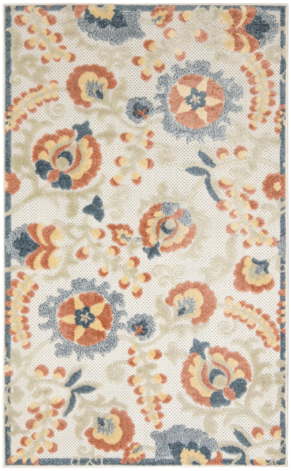 Aloha ALH17 Grey Multicolor Rug - Rectangle
